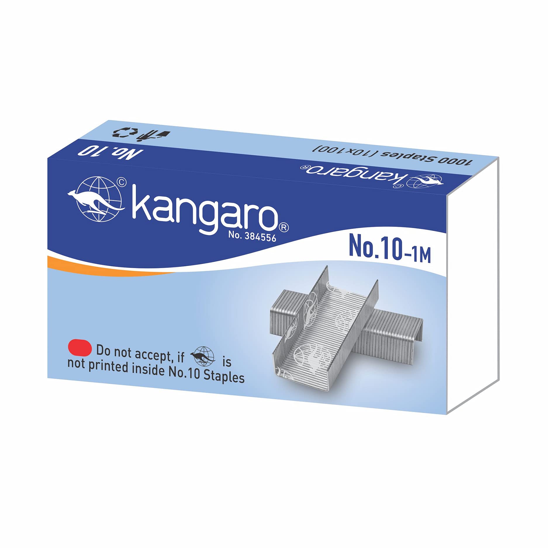 Kangaro Desk Essentials NO. 10-1M Heavy Duty Steel Wire Staple Pin Kangaro Desk Essentials NO. 10-1M Heavy Duty Steel Wire Staple Pin