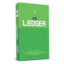 JK Paper Ledger - 8.5 x 14 inches, 500 Sheets, 80 GSM, 1 Ream