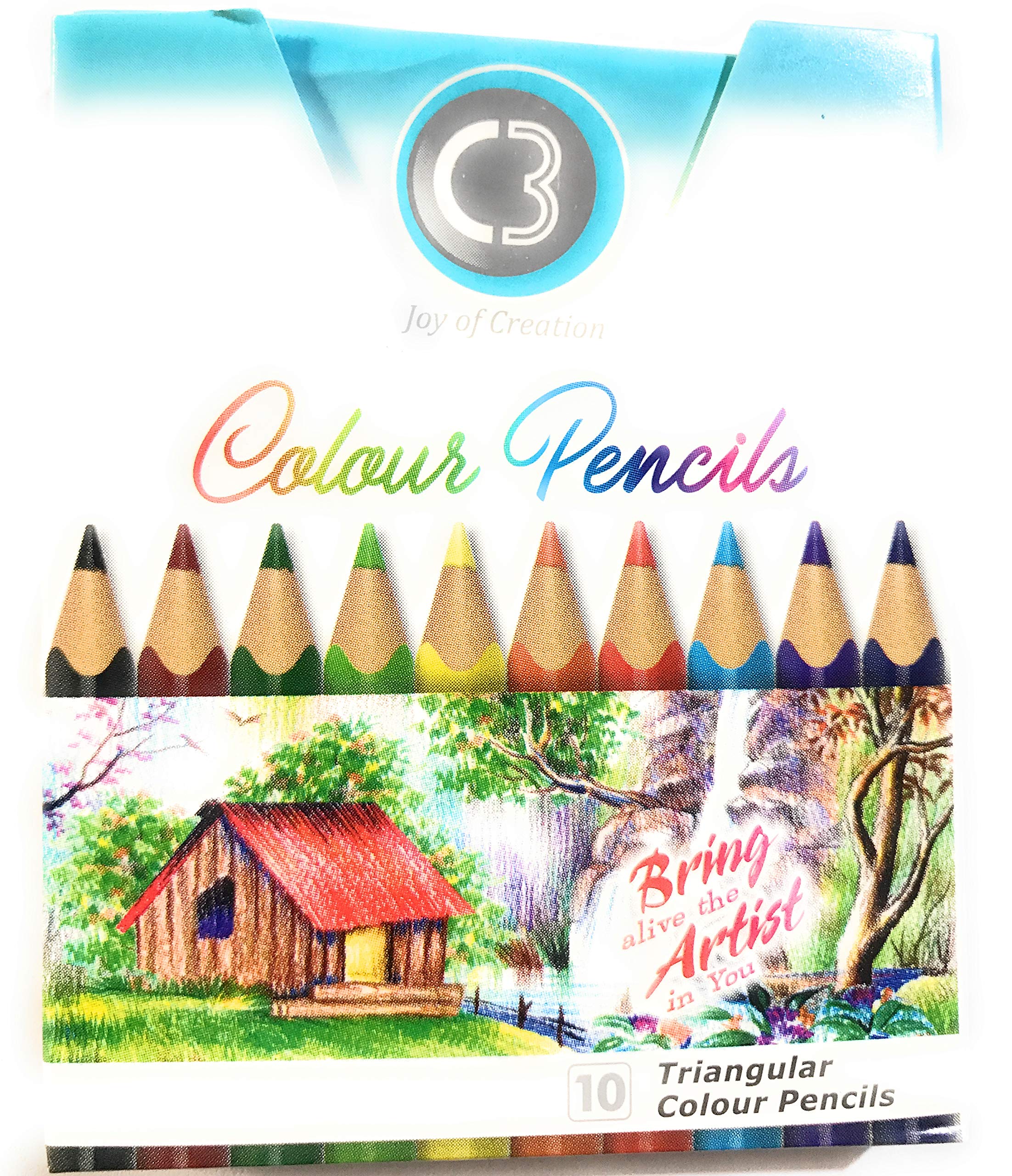 C3 10 Triangular Colour Pencil C3 10 Triangular Colour Pencil