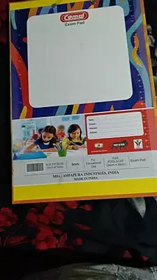 EXAM PAD CARD BOARD COMAL