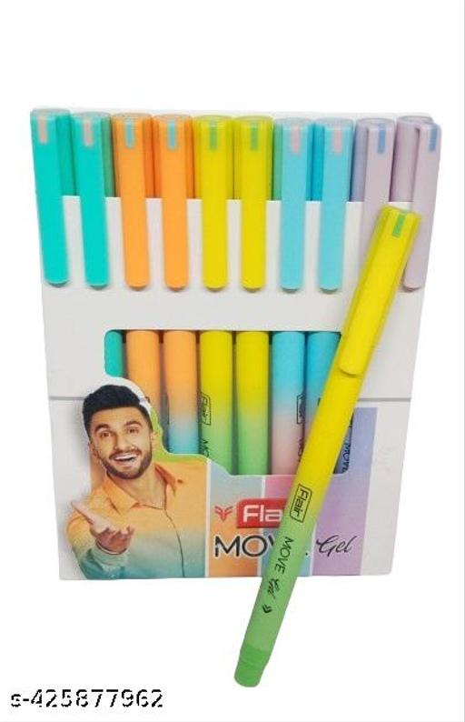 Flair MOVE Gel Pen Pack of 10 Pcs