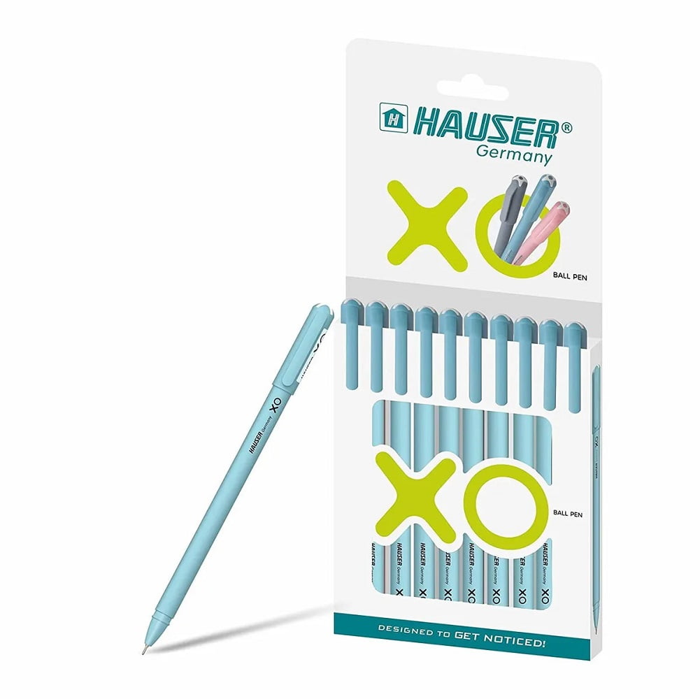HAUSER GERMANY XO BALL PEN (PACK OF 10) BLUE