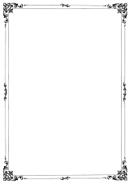 A4 Border Sheets (Pack of 20 Sheets) Border Colour: Black