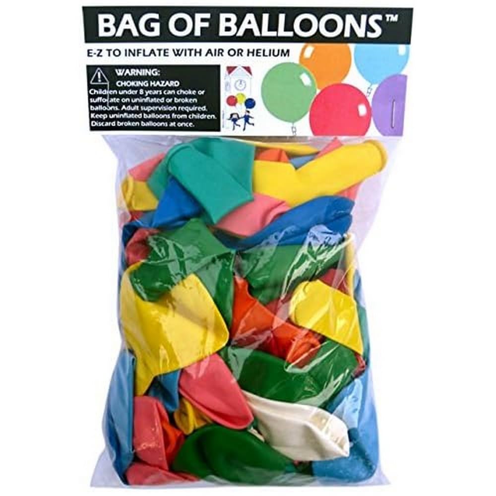 Pack of Balloons - 25 ct. Assorted Color Latex Balloons