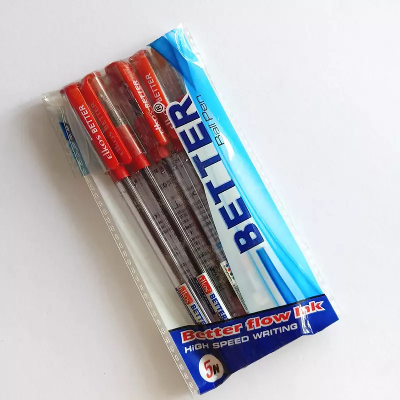 ELKOS BETTER BALL PEN (PACK OF 5) RED