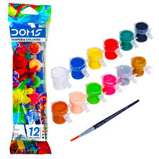 Doms Tempera Colours 12 Shades Doms Tempera Colours 12 Shades