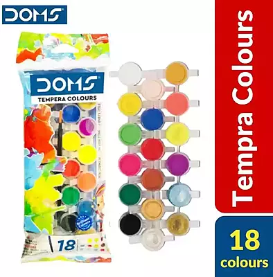 DOMS Tempera colours (Set of 18, Multicolor) DOMS Tempera colours (Set of 18, Multicolor)