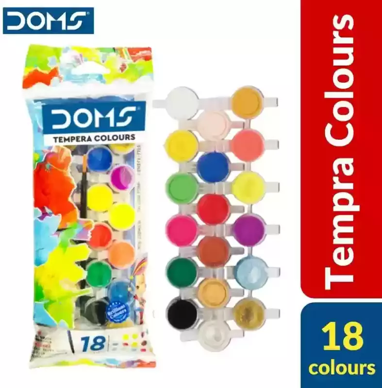 DOMS Tempera colours (Set of 18, Multicolor) DOMS Tempera colours (Set of 18, Multicolor)